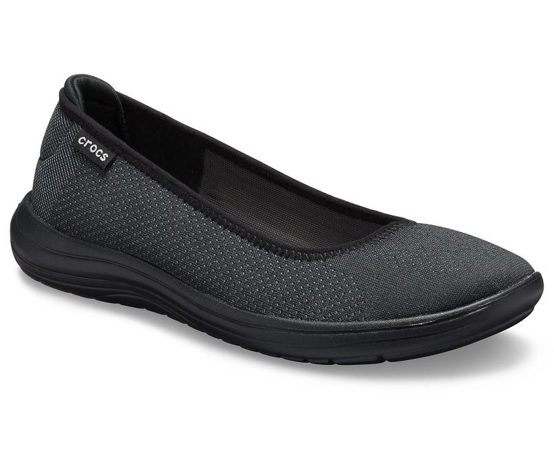 Flats | Women Crocs Crocs Reviva™ Flat Black / Black