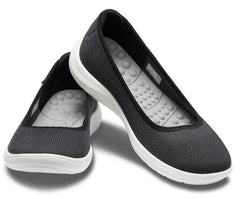 Flats | Women Crocs Crocs Reviva™ Flat Black / White