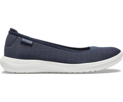 Flats | Women Crocs Crocs Reviva™ Flat Navy / White