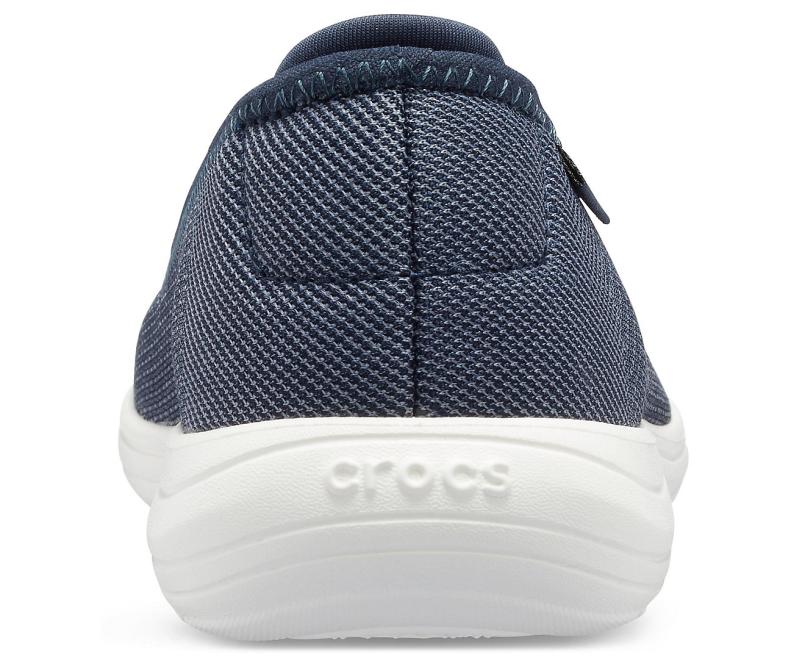 Flats | Women Crocs Crocs Reviva™ Flat Navy / White