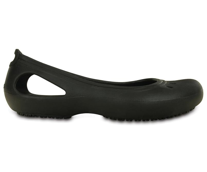 Flats | Women Crocs Kadee Work Flat Black