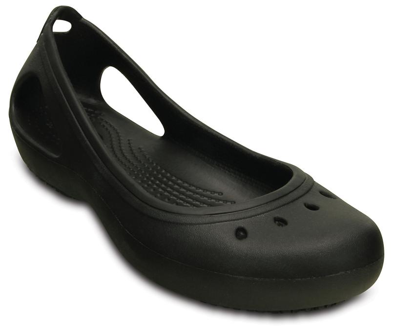 Flats | Women Crocs Kadee Work Flat Black