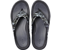 Flip-Flops | Men Crocs Swiftwater™ Mossy Oak® Elements™ Wave Flip Black
