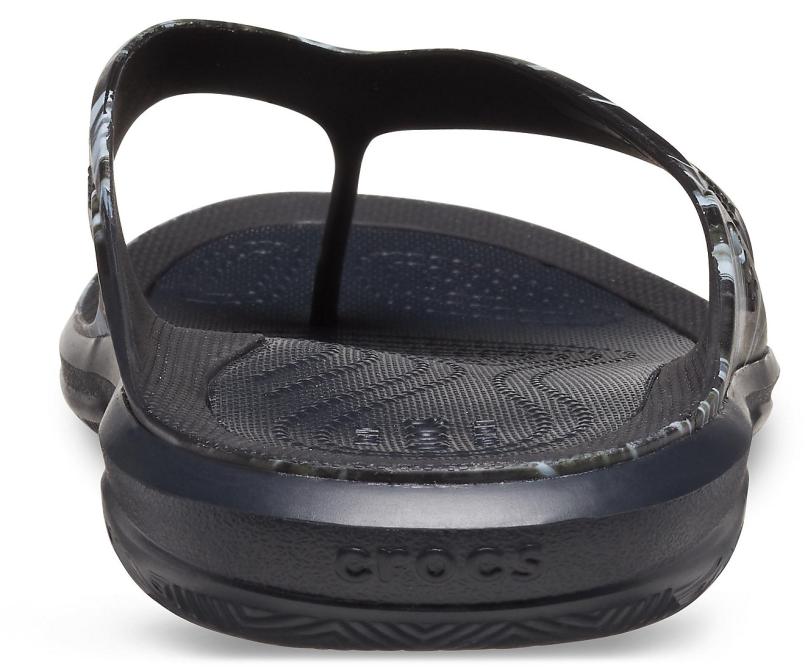 Flip-Flops | Men Crocs Swiftwater™ Mossy Oak® Elements™ Wave Flip Black