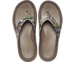 Flip-Flops | Men Crocs Swiftwater™ Realtree Edge® Wave Flip Walnut