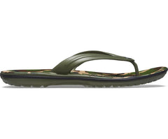 Flip-Flops | Women Crocs Crocband™ Printed Flip Army Green / Black
