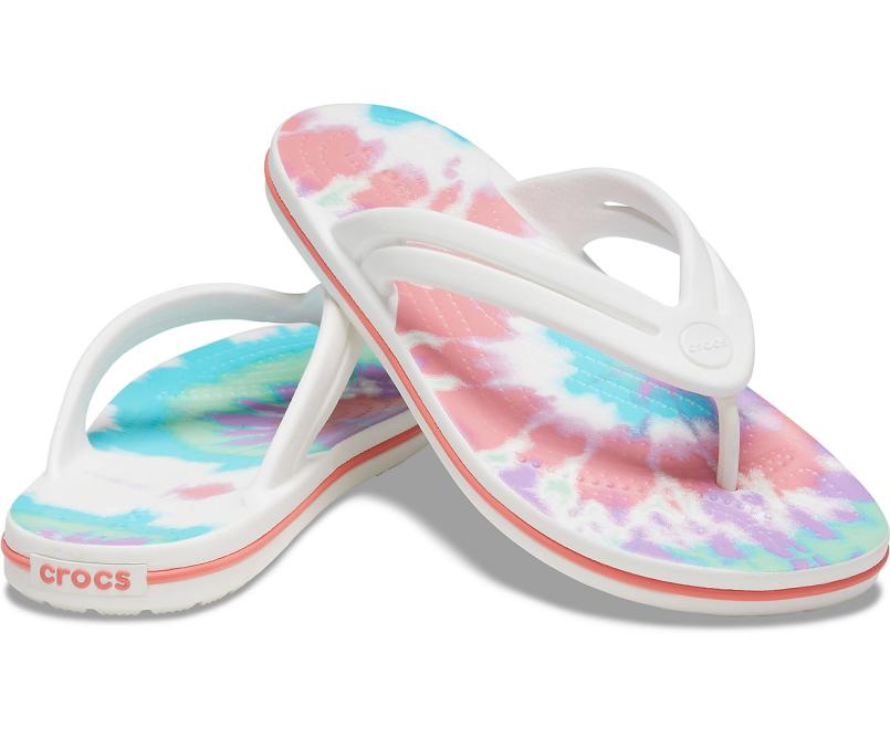 Flip-Flops | Women Crocs Crocband™ Tie-Dye Flip Fresco / Multi