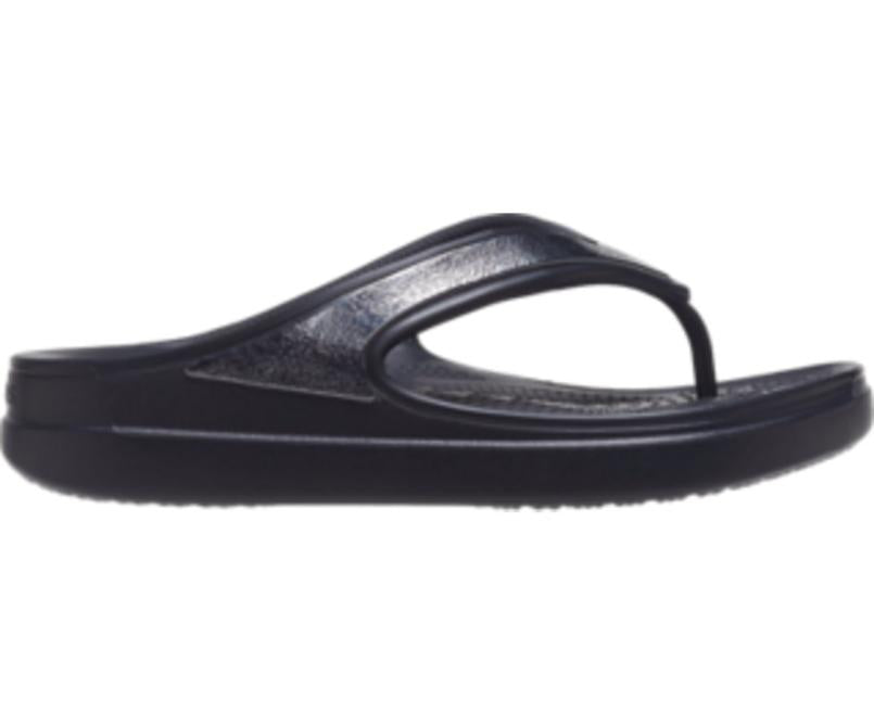 Flip-Flops | Women Crocs Crocs Sloane Shine Wedge Flip Black