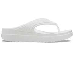 Flip-Flops | Women Crocs Crocs Sloane Snake Wedge Flip White