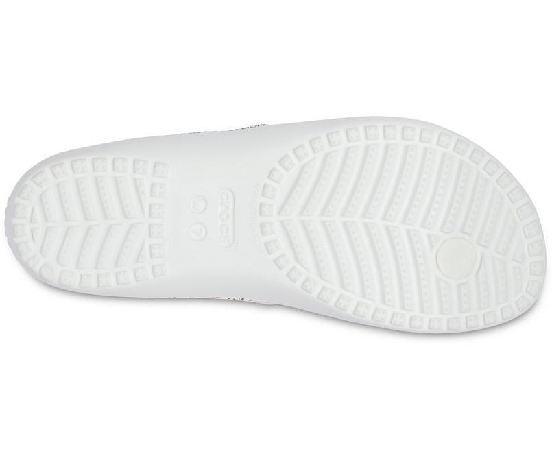 Flip-Flops | Women Crocs Kadee II Americana Paisley Flip White / Multi