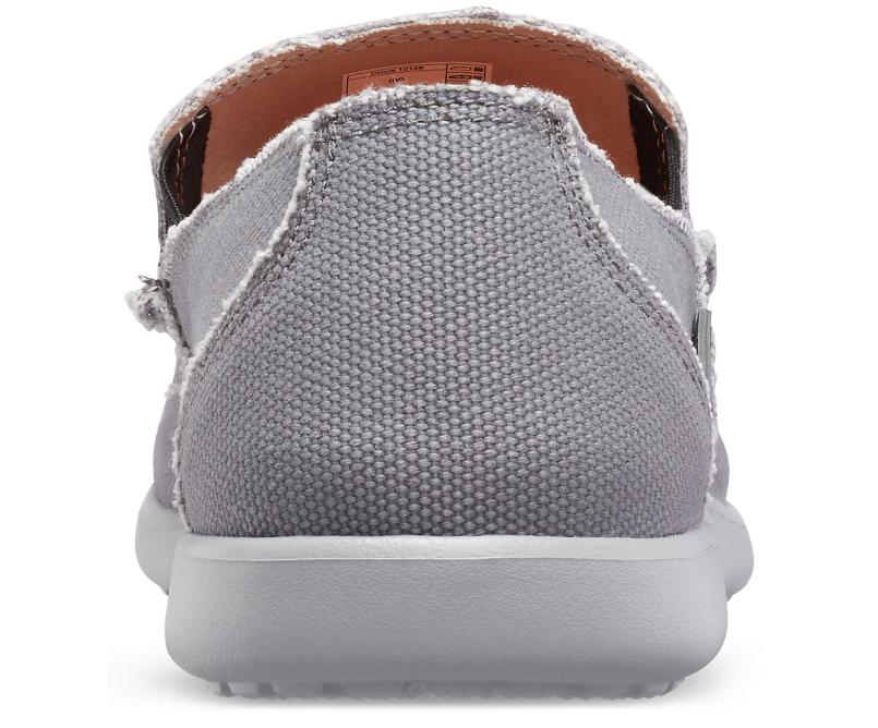 Loafers | Men Crocs Santa Cruz Slip-On Charcoal / Light Gray