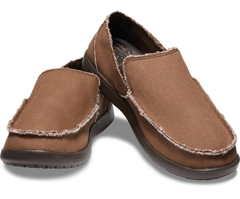 Loafers | Men Crocs Santa Cruz Slip-On Espresso / Espresso