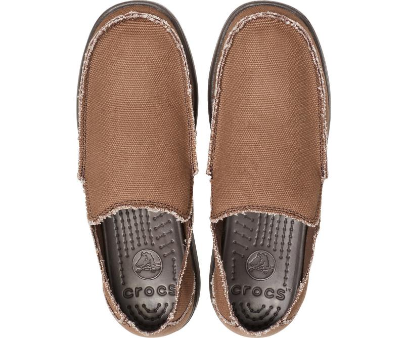 Loafers | Men Crocs Santa Cruz Slip-On Espresso / Espresso