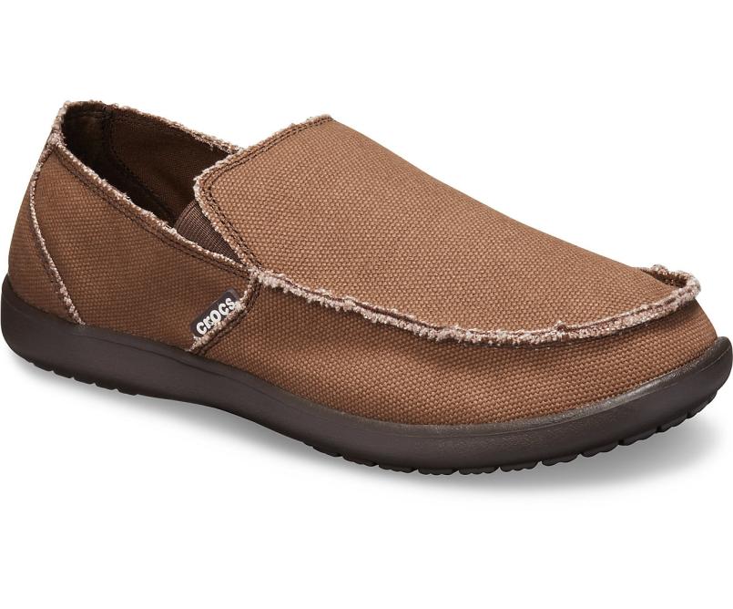 Loafers | Men Crocs Santa Cruz Slip-On Espresso / Espresso