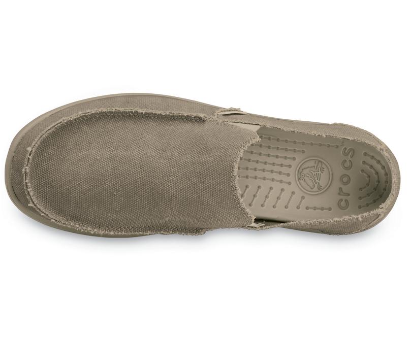 Loafers | Men Crocs Santa Cruz Slip-On Khaki / Khaki