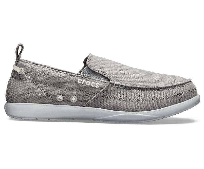Loafers | Men Crocs Walu Slip-On Slate Grey/light Grey