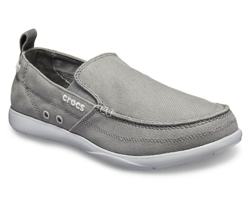 Loafers | Men Crocs Walu Slip-On Slate Grey/light Grey