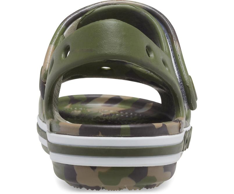Sandals | Girls/Boys Crocs Kids&#039; Bayaband Marbled Sandal Army Green / Multi