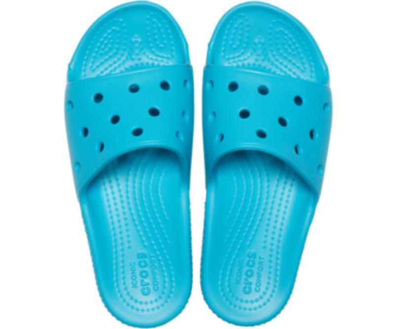 Sandals | Girls/Boys Crocs Kids&#039; Classic Crocs Slide Digital Aqua