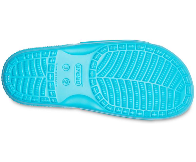 Sandals | Girls/Boys Crocs Kids&#039; Classic Crocs Slide Digital Aqua