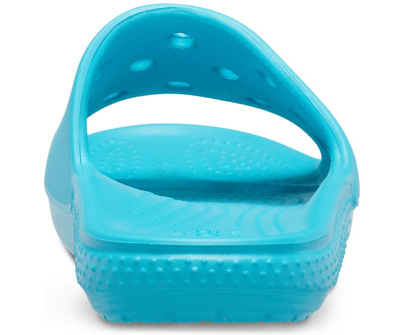 Sandals | Girls/Boys Crocs Kids&#039; Classic Crocs Slide Digital Aqua