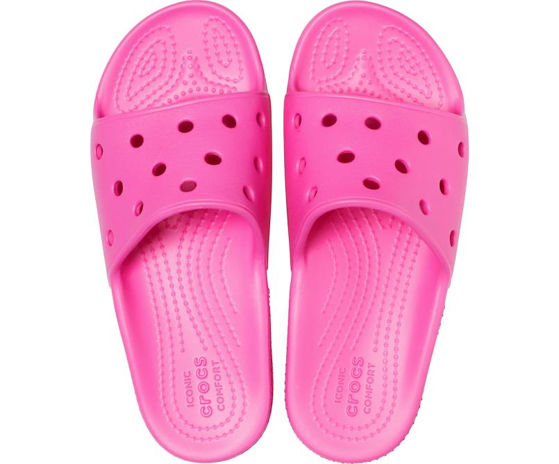 Sandals | Girls/Boys Crocs Kids&#039; Classic Crocs Slide Electric Pink