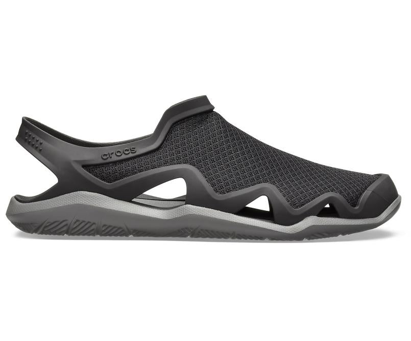 Sandals | Men Crocs Swiftwater™ Mesh Wave Black/slate Grey