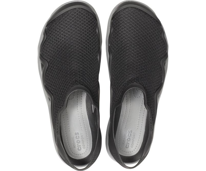 Sandals | Men Crocs Swiftwater™ Mesh Wave Black/slate Grey