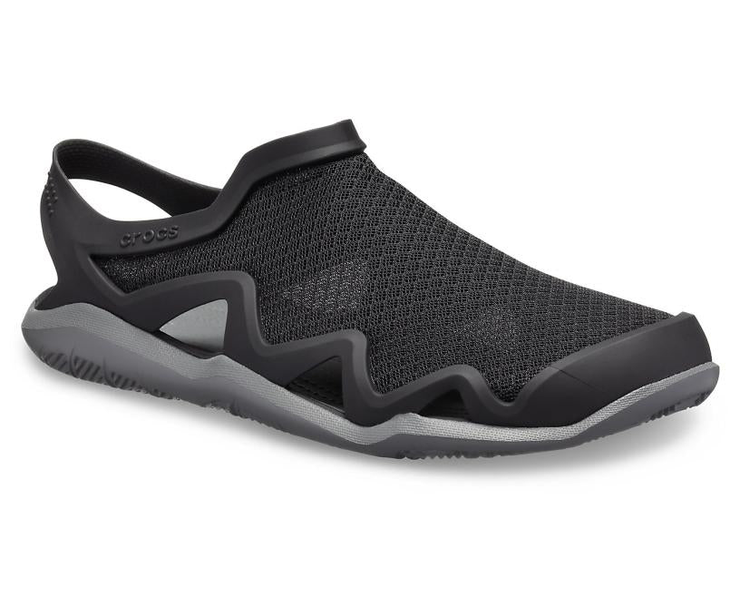 Sandals | Men Crocs Swiftwater™ Mesh Wave Black/slate Grey