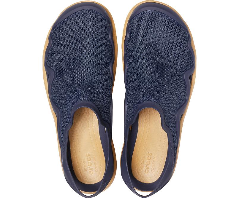 Sandals | Men Crocs Swiftwater™ Mesh Wave Navy / Tan