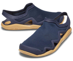 Sandals | Men Crocs Swiftwater™ Mesh Wave Navy / Tan