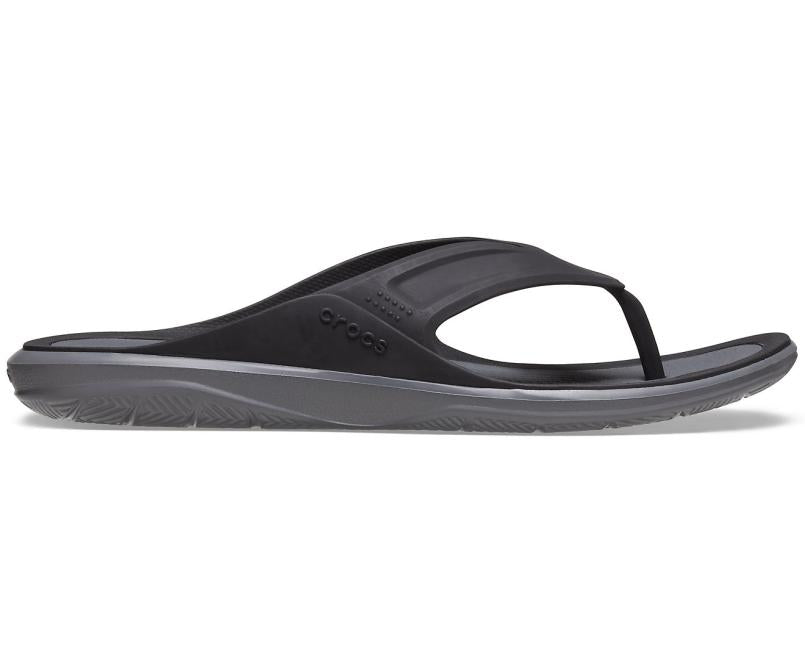 Sandals | Men Crocs Swiftwater™ Wave Flip Black/slate Grey