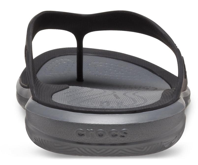 Sandals | Men Crocs Swiftwater™ Wave Flip Black/slate Grey