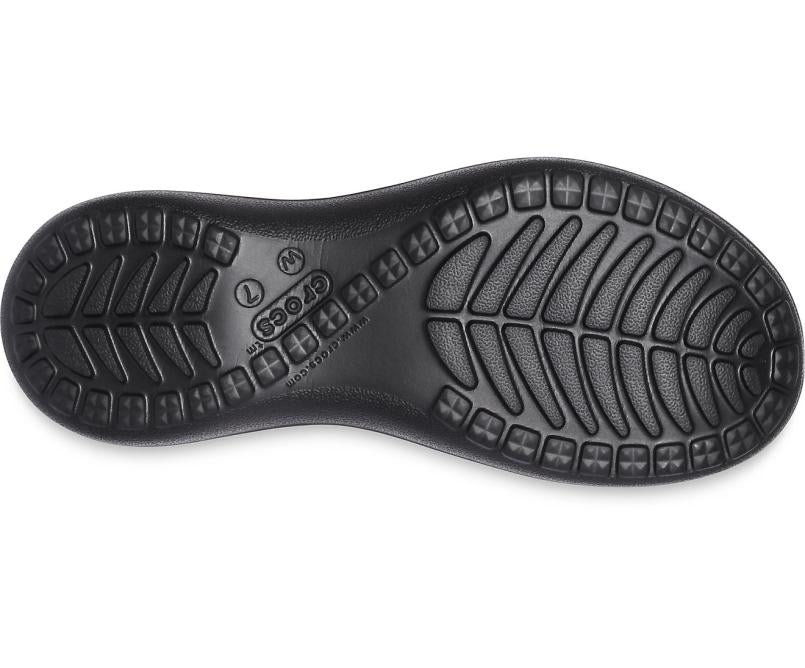 Sandals | Women Crocs Capri V Glitter Flip Black