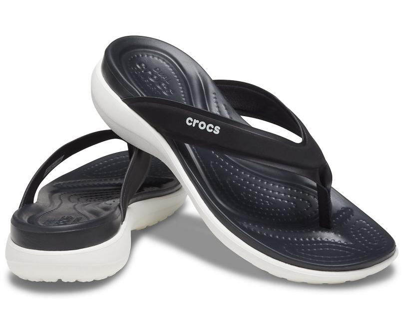 Sandals | Women Crocs Capri V Sporty Flip Black
