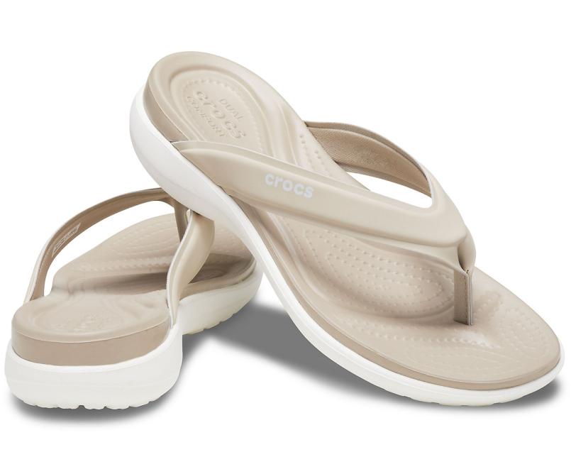 Sandals | Women Crocs Capri V Sporty Flip Cobblestone