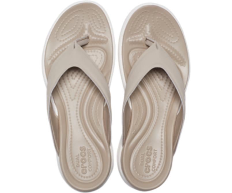 Sandals | Women Crocs Capri V Sporty Flip Cobblestone