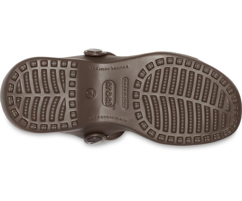 Sandals | Women Crocs Cleo Sandal Espresso / Gold