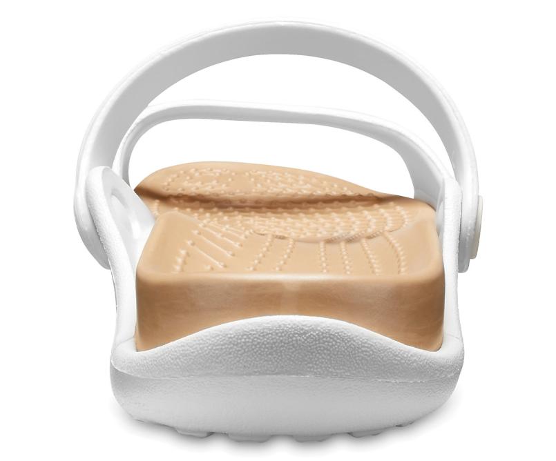 Sandals | Women Crocs Cleo Sandal Oyster / Gold