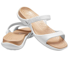 Sandals | Women Crocs Cleo Sandal Oyster / Gold