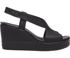 Sandals | Women Crocs Crocs Brooklyn High Wedge Black / Black