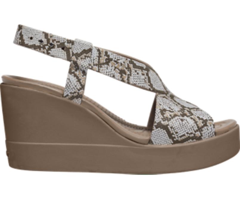 Sandals | Women Crocs Crocs Brooklyn High Wedge Multi / Stucco