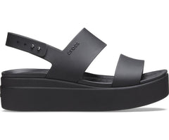 Sandals | Women Crocs Crocs Brooklyn Low Wedge Black / Black