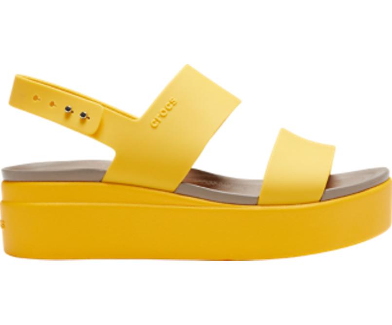 Sandals | Women Crocs Crocs Brooklyn Low Wedge Canary / Canary