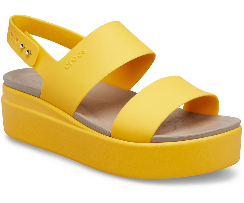 Sandals | Women Crocs Crocs Brooklyn Low Wedge Canary / Canary
