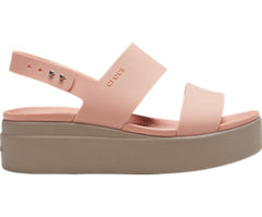 Sandals | Women Crocs Crocs Brooklyn Low Wedge Pale Blush / Mushroom