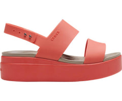 Sandals | Women Crocs Crocs Brooklyn Low Wedge Spicy Orange / Spicy Orange