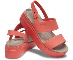 Sandals | Women Crocs Crocs Brooklyn Low Wedge Spicy Orange / Spicy Orange