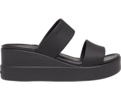 Sandals | Women Crocs Crocs Brooklyn Mid Wedge Black / Black