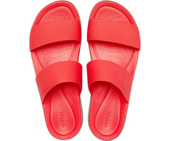 Sandals | Women Crocs Crocs Brooklyn Mid Wedge Flame / Mushroom